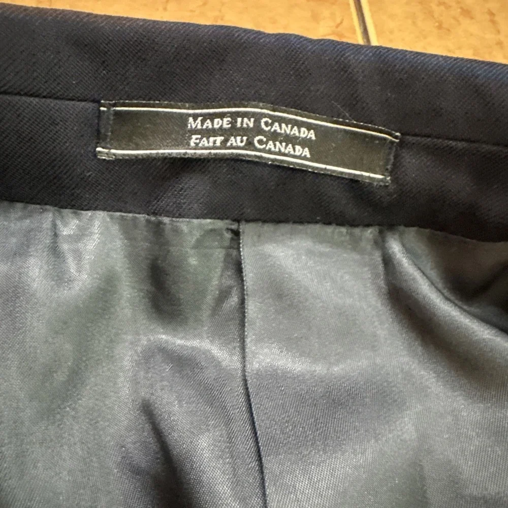Loro Piana Silverstone Blazer Men Sz 42R Navy Blue Wool Silver Buttons Jacket